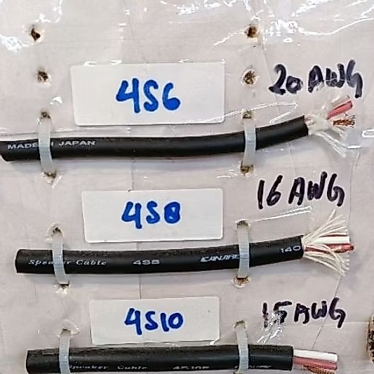 สายลําโพง Canare 4S8 บรรจุ 4 16 awg ต่อเมตร