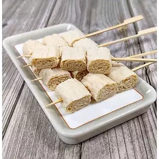 ฟองเต้าหู้ก้อน ฟองเต้าหู้ดูดซูปเหลี่ยม 素肉脯 (เจ) ขนาด100กรัม ฟองเต้าหู้แห้งกินกับหมาล่า ชาบู สุกี้ อร่อย 素黄金腐竹