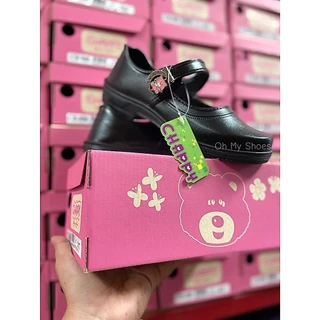 🔥ลูกค้าใหม่ 64 บาท💯 รองเท้านักเรียนผู้หญิง หนังดำ ยี่ห้อ CHAPPY รุ่น CB-888 ไซส์ 34-43 ทนทาน ใส่สบาย