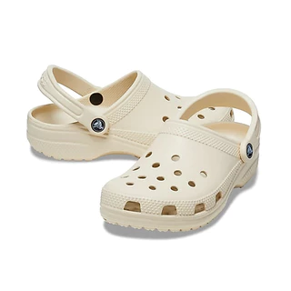 CROCS Classic Clog - Comfort Sandal (Bone) รองเท้าแตะ คร็อคส์ แท้ รุ่นฮิต ได้ทั้งชายหญิง รองเท้าเพื่อสุขภาพ 10001-2Y2