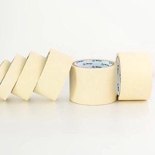 เทปย่น 20 หลา ซื้อยกแพ็คถูกกว่า Masking tape 7 ขนาด 12,18, 24, 36, 48, 60, 72 มม. เทปกระดาษกาวย่น เทปกาวย่น กาวหนังไก่