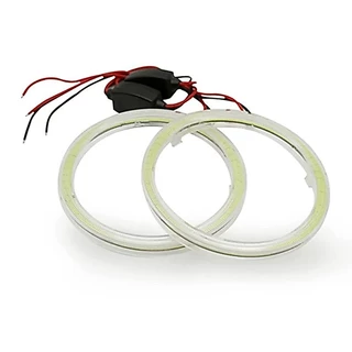 หลอดไฟหน้า LED COB DRL สว่างมาก ขนาด 60/70/80/90/100 มม. 110 มม. 120 มม. สําหรับรถยนต์ รถจักรยานยนต์ 1 ชิ้น