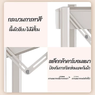 ชั้นรถเข็น 3/4ชั้น ชั้นวางของพับเก็บได้ พร้อมล้อเลื่อน+ที่จับ แข็งแรง กันสนิม เคลื่อนย้ายสะดวก รถเข็นเก็บของ