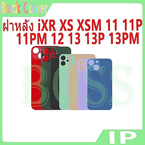 ใหม่ ฝาครอบแบตเตอรี่ด้านหลัง ช้กับ iXR XS XSM 11 11P 11PM 12 13 13P 13PM battery back cover
