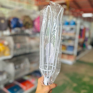 ที่สอยมังคุด ตราค้างคาว เคลือบผิวพลาสติกสีขาว (ที่สอยผลไม้, ที่สอยมะละกอ, ตะกร้อสอยผลไม้)