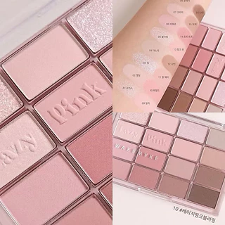 (กดในไลฟ์ลด40%) WAKEMAKE Soft Blurring Eye Palette พาเลท 16 ช่อง เนื้อนุ่มละเอียด ติดทน