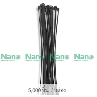 เคเบิ้ลไทร์ NANO ขาว ดำ 4นิ้ว 6นิ้ว 8นิ้ว