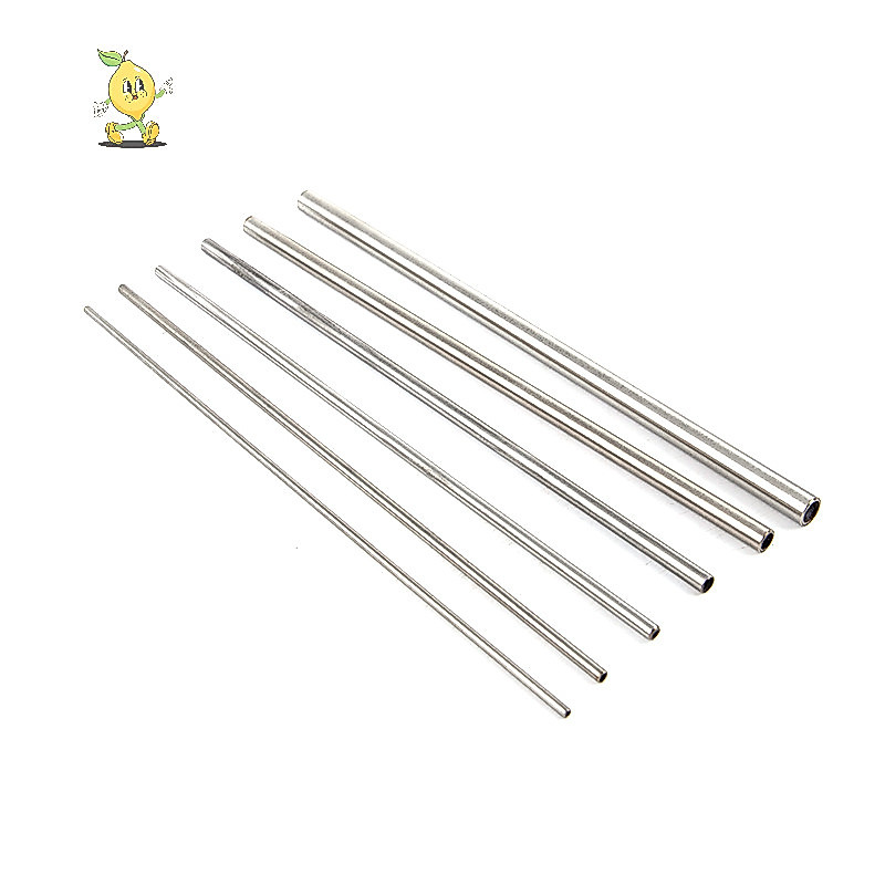 [mozh ] Silver Round 304 Stainless Steel Capillary Tube Pipe 250mm Hollow Circular Tube [TH ]
