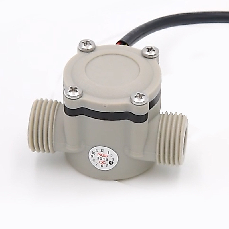 G1/2 "เกลียวอินเทอร์เฟซ Flow Sensor Hall Flow Meter สัญญาณพัลส์เอาต์พุต MR-A168 ปั๊มน้ําขนาดใหญ่