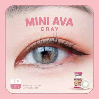 คอนแทคเลนส์[มินิ] Mini Ava Brown / Gray (Kitty Kawaii) ☁️ มี อย.ไทย