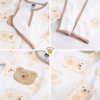 Mami Baby ชุดรอมเปอร์สั้น ผ้าดูด 0-6 เดือน เทปผ้าดูดกว้างไร้ซิปไร้กระดุมไร้เชือก | Babytrend
