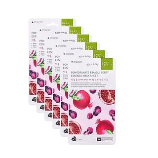 (ยกกล่อง 6 ซอง) Baby Bright Essence Mask SHEET - เบบี้ไบร์ท เอสเซนต์ มาส์ก ชีท 5 สูตร ขนาด 20 กรัม