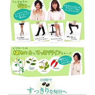 [ส่งไวทันใจ] DHC Meriroto Plus (ขนาด 20วัน ,30วัน ,60 วัน) ลดไขมันสำหรับต้นขา และแขน #349