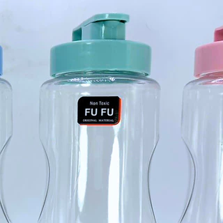 กระบอกน้ำ ขวดน้ำ พลาสติก ฝาฟลิป ทรงกระบอก 1400ml