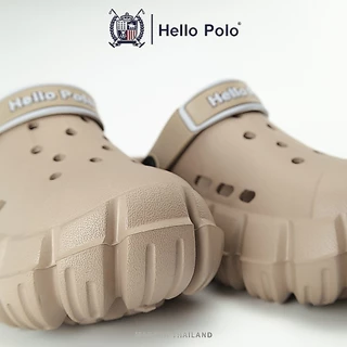 Hello Polo รองเท้าหัวโต รองเท้ารัดส้นผู้หญิง ดีไซน์เฉพาะพื้นรองเท้า กันลื่น ระบายอากาศได้ อ่อนนุ่ม วัสดุ EVA รุ่น HP8048