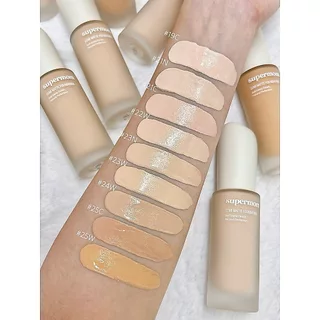 พร้อมส่งทุกสีแบ่งขายรองพื้นแมทท์เปล่งประกาย Supermom Lumi Matte Foundation