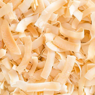 มะพร้าวน้ำหอมอ่อนอบแห้ง Dried Young Coconut Nam-Hom Slice เกรด A เนื้อนุ่ม อร่อยมาก แม่เฒ่าเอียด