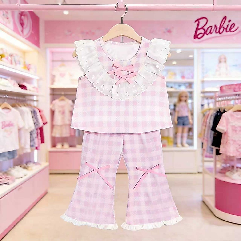 พร้อมส่ง  bd33 9634 ชุดเซ็ตโบว์น่ารัก
