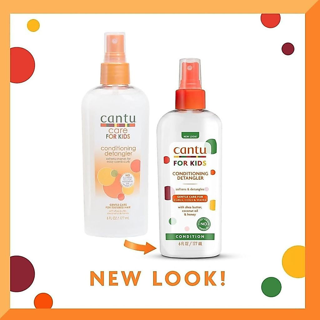 [ขายดีขายดี] Cantu สําหรับเด็ก ครีมนวดผมไร้ล้าง No Tears Shampoo Curling Cream Softener 6.28 OH8U