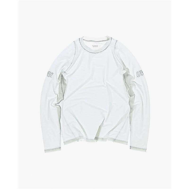 UVU Running Quick-Drying น้ําหนักเบาผ้าฝ้ายแท้กีฬาวิ่งฟิตเนส Commuter เสื้อยืดแขนยาว Air Blouse ผู้ช