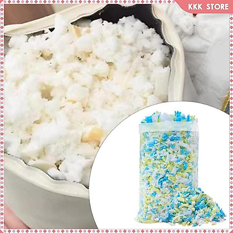 [Wishshopefhx] หมอนเมมโมรี่โฟมหั่นฝอยเติม Airy รองรับวัสดุบรรจุสําหรับเบาะเก้าอี้ถุงถั่วและเครื่องนอ