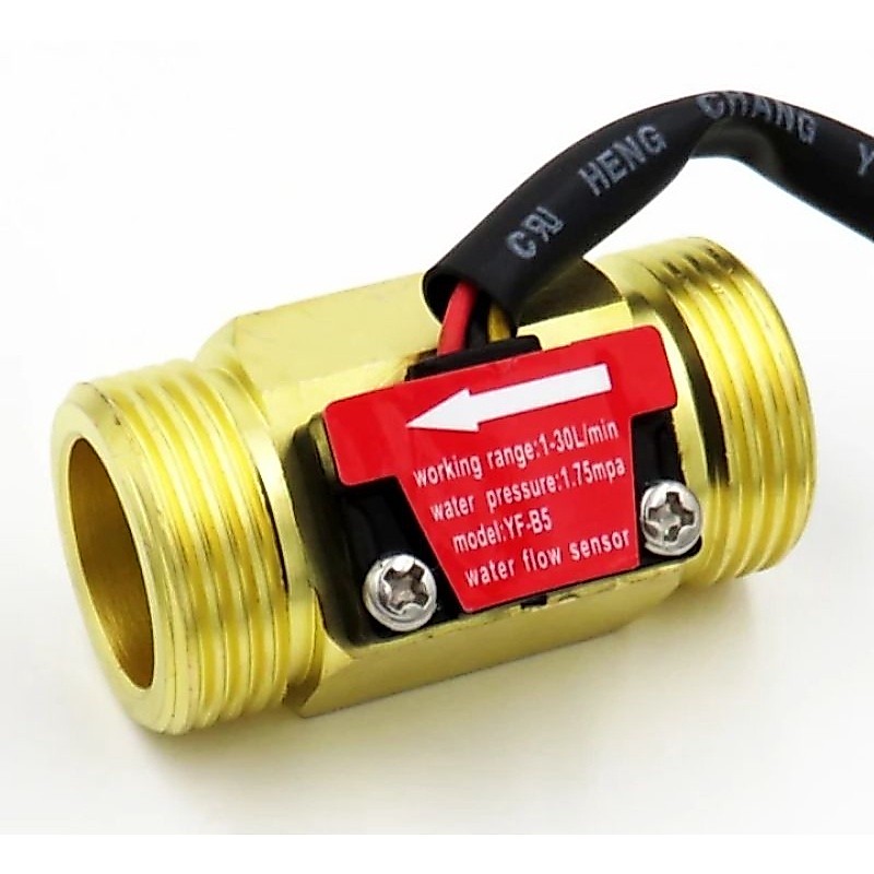 J4004 Liquid Flow Sensor 1/2 นิ้วทองเหลือง alfaomegas21