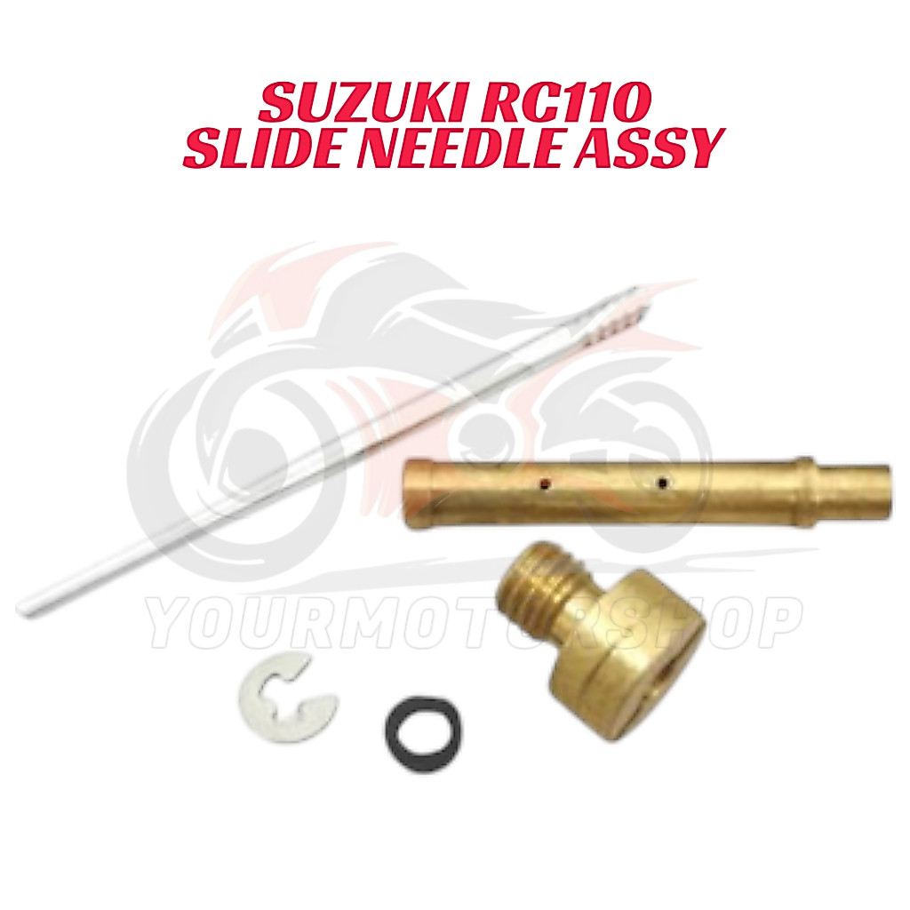 Suzuki RC 110 RC110 ชุดเข็มสไลด์สไลด์ Assy RC110