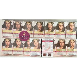 ⭐️พร้อมส่ง/แท้100%⭐️ครีมเปลี่ยนสีผมลอรีอัล เบอร์5 สีน้ำตาลอ่อนธรรมชาติ LOREAL EXCELLENCE COLOR CREAM #5