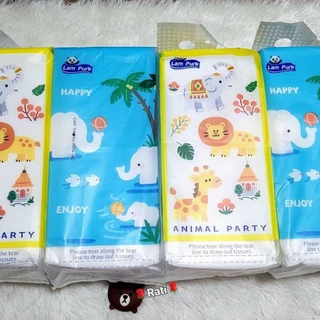 กระดาษทิชชู่แบบแขวน ทิชชู่แบบดึง หนา 4 ชั้น ลายการ์ตูน ใช้งานสะดวก
