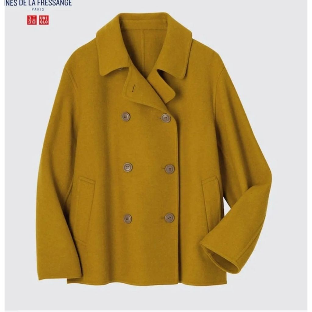 FF2 เสื้อแจ็คเก็ต wool  UNIQLO มือสอง