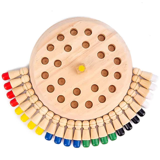 หน่วยความจำไม้สี Sticks เกมกระดานการศึกษา Montessori ของเล่นเพื่อการศึกษาเด็กความสามารถทางปัญญาการเรียนรู้ของเล่น