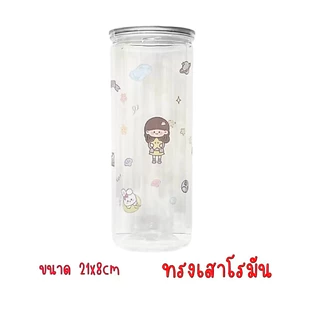 กระปุกออมสินใส DIY แถมสติกเกอร์ เลือกทรงได้ (สั่งซื้อเยอะๆ 12ชิ้นขึ้นไปทักแชทสอบถามได้นะคะ