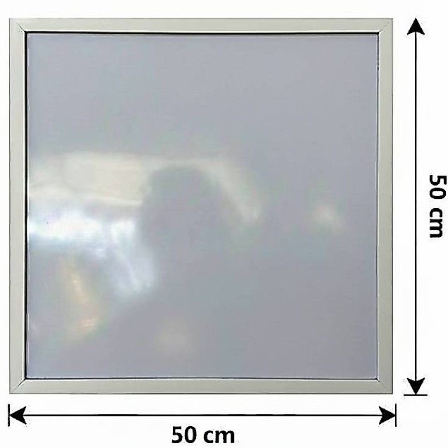 กรอบรูป สีขาว 50x50 cm. กรอบรูป 50x50 cm.สีขาว (กรอบรูปขอบเรียบ สไตล์มินิมอล)