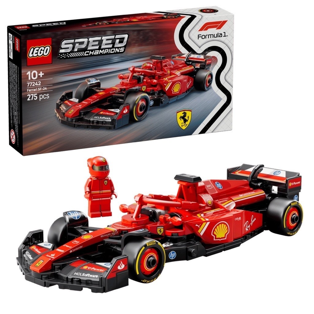 LEGO 77242 Speed Champions Formula 1 Ferrari SF-24 F1 Race Car (พร้อมส่ง)