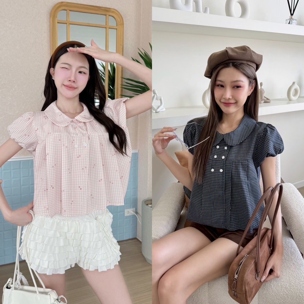 Somehingcute เสือคอบัวแขนพอง แต่งจีบหน้า
