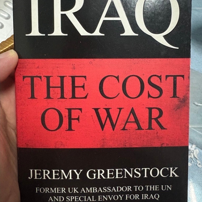 IRAQ THE COST OF  WAR/JEREMY GREENSTOCK