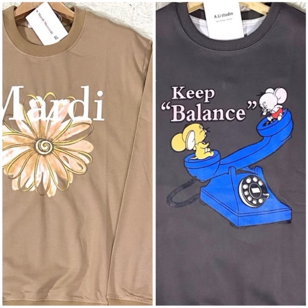มือ1 เสื้อสเวตเตอร์ไฮเอน เสื้อกันหนาวสเวตอร์ผ้าคอตตอนนิ่ม