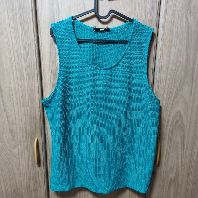 es collection เสื้อกล้ามตาข่ายชาย ใช้น้อย ป้ายxxlอก44ก่อนยืด