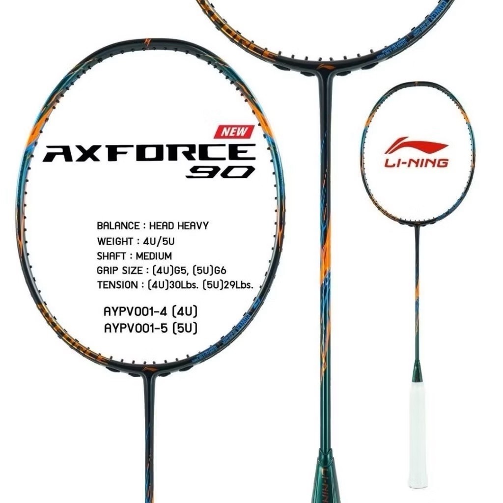 LINING AXFORCE 90 New (4U/5U) ไม้แบดมินตัน ประกันศูนย์ไทย