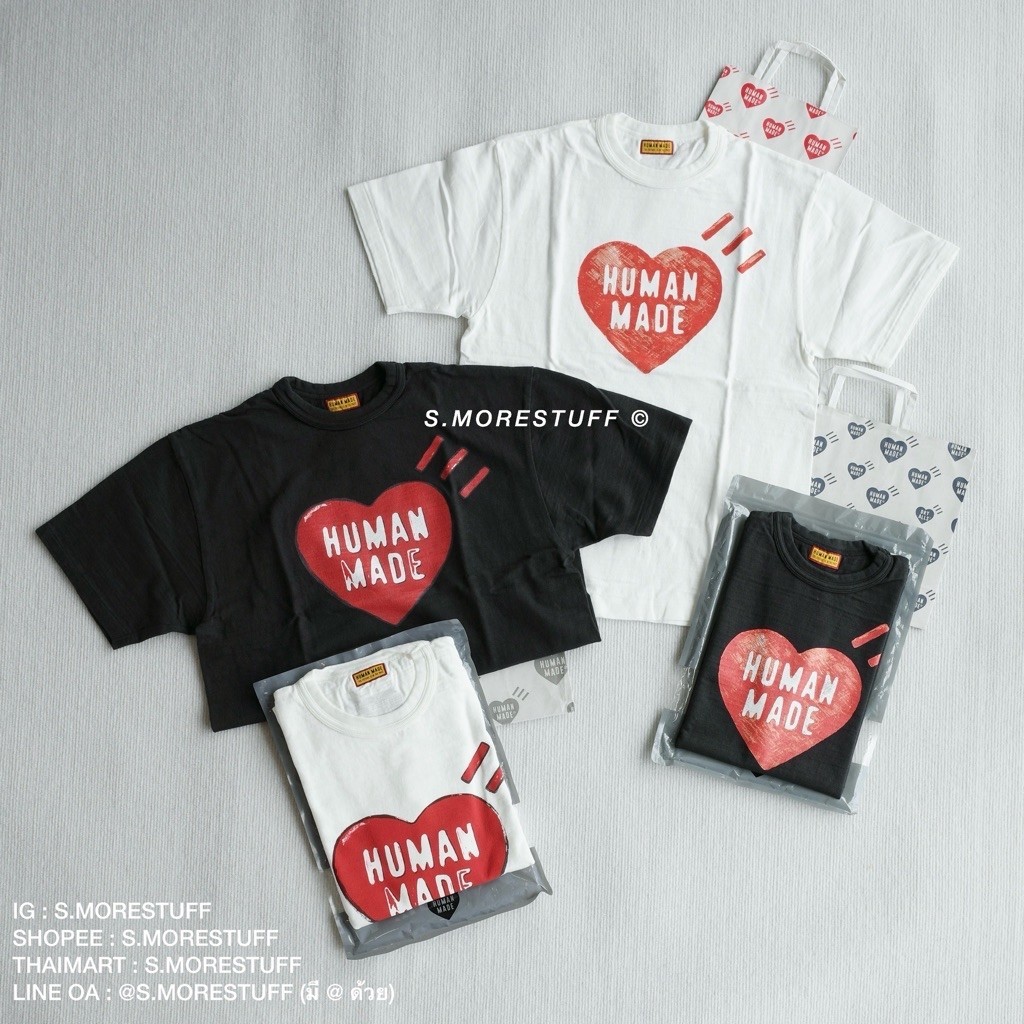 HUMAN MADE. GRAPHIC T-SHIRT (หัวใจแดง 2026)
