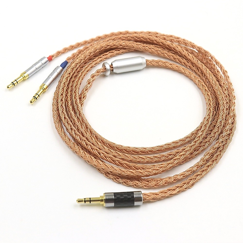 16Cores 3.5 4.4 มม.4 pin Xlr สายหูฟังสําหรับ Hifiman Sundara Ananda HE1000se HE6se he400i he400se Ar