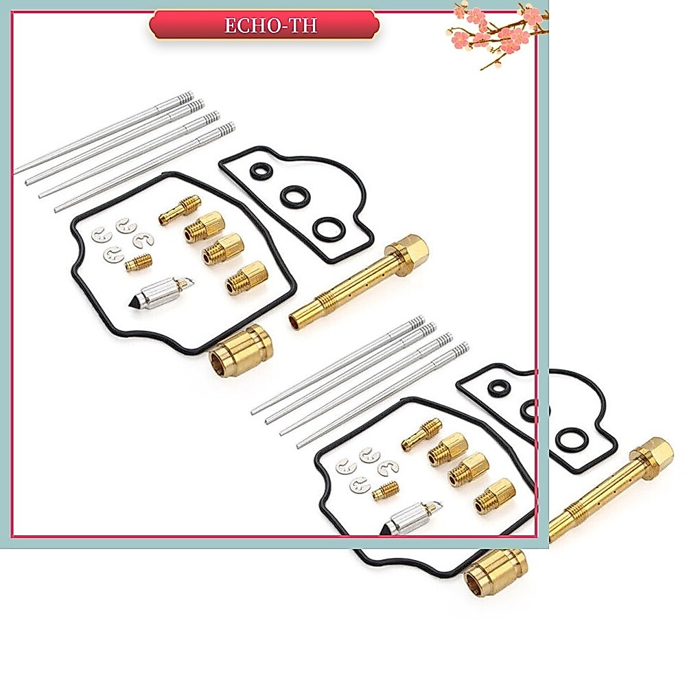 <ECHO>2x คาร์บูเรเตอร์ Rebuild Kit สําหรับ Suzuki RGV250 Gamma VJ21 1988-1991 VJ22 1991-1996