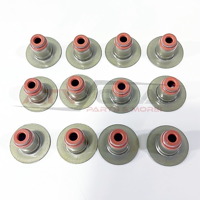 12PCS Valve Stem Seal for Sea-Doo GTI GTR GTS GTX RXT RXT-X RXP RXP-X Fish Wake 130 155 170 230 300