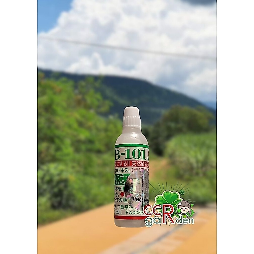 HB-101 ขนาด 6 มิลลิลิตร  คือสารสกัดจากพืชธรรมชาติ 100% จากประเทศญี่ปุ่น ใช้เป็นอาหารเสริมพืชและวิตาม
