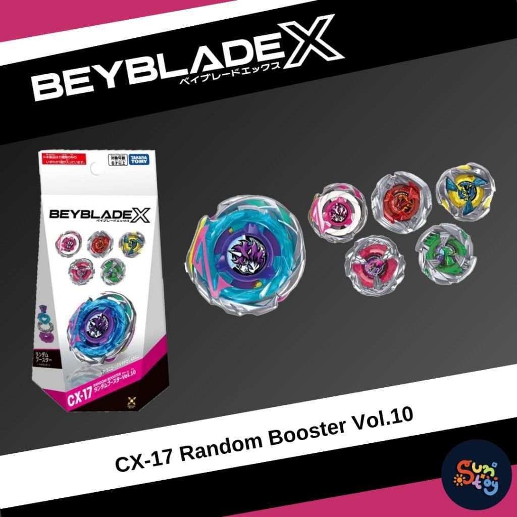 CX-17Random Booster Vol.10แบบสุ่มล็อตHK ของแท้Takara