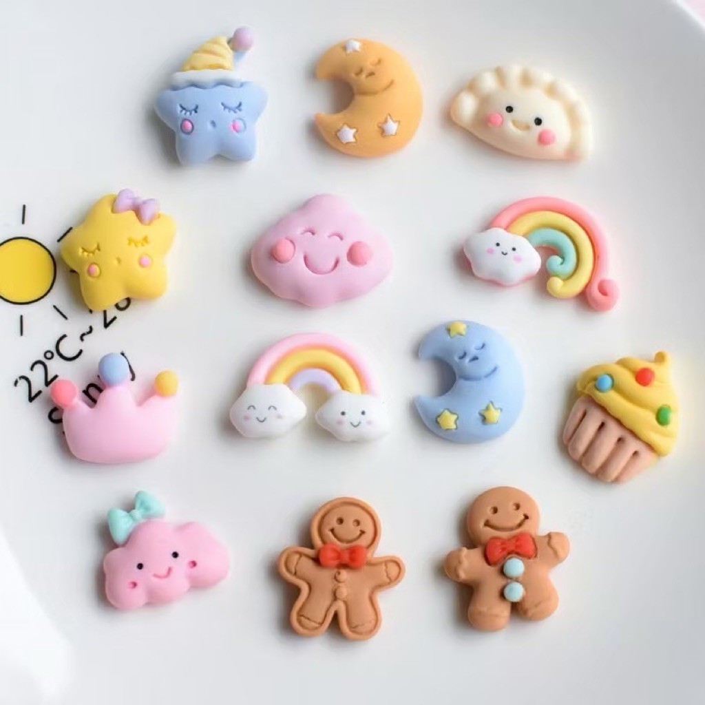 ส่งจากไทย ตัวติดรองเท้าขนมหวานเซต 13 ชิ้น (n.11)