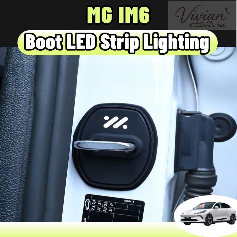 Mg im6 แผ่นซิลิโคน กันกระแทก สําหรับล็อคประตูรถยนต์ 4 ชิ้น ของแต่ง ชุดแต่ง ของแต่งรถยนต์