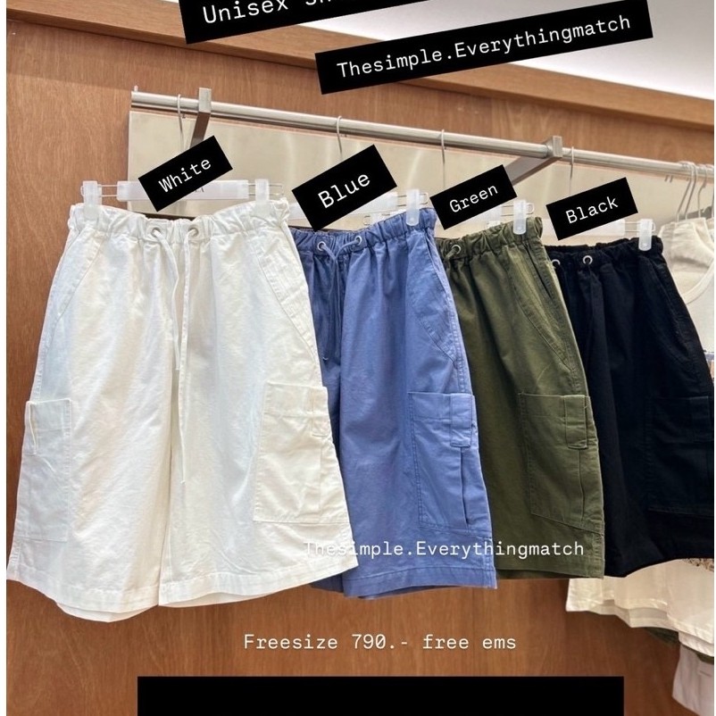 Easy cargo (short) กางเกงคาร์โก้ ขา5ส่วน