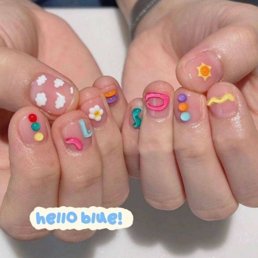 สติกเกอร์ 3D ลวดลายน่ารัก มี3แบบให้เลือก สินค้าพร้อมส่งในไทย แบบนูน