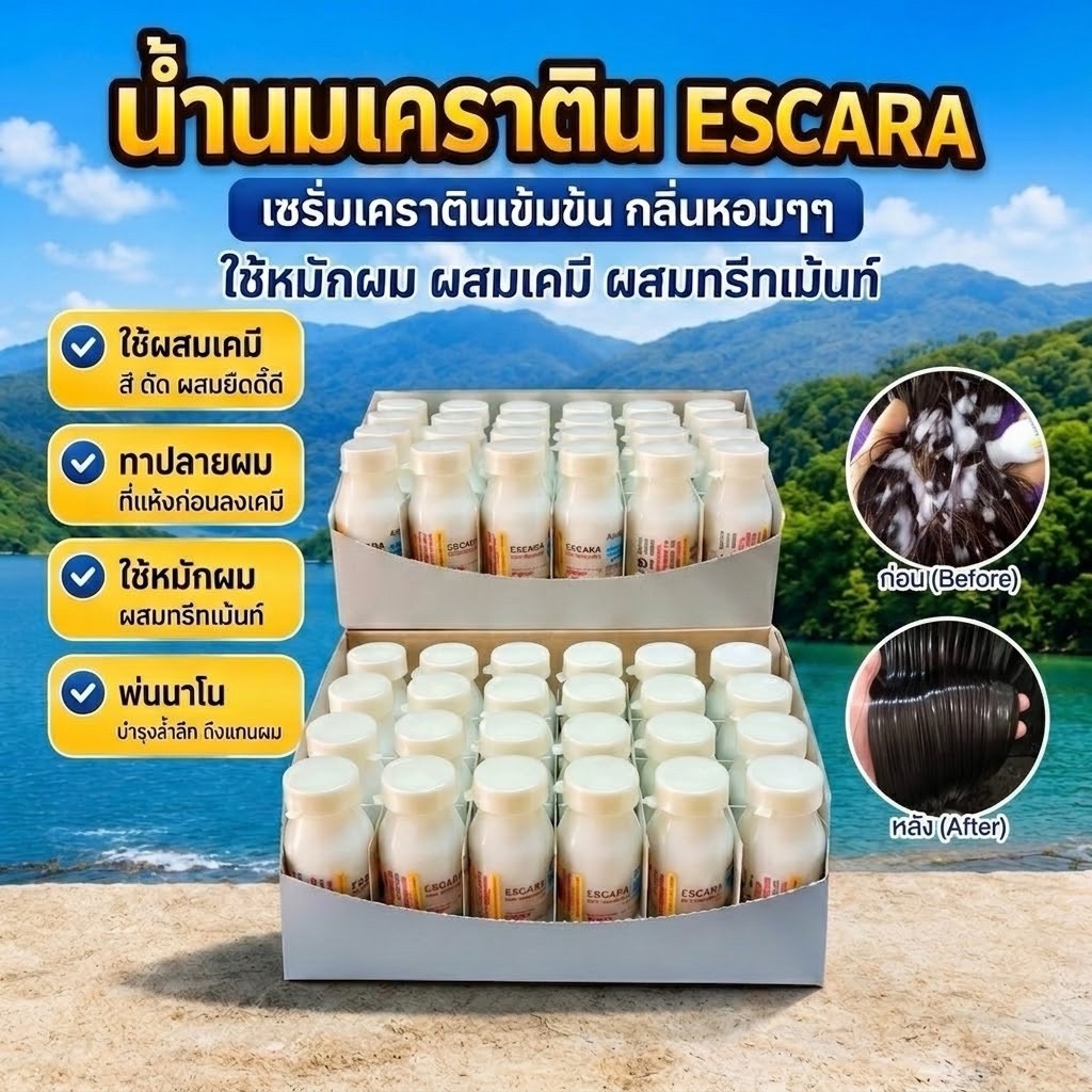 เซรั่มน้ำนมเคราตินเข้มข้นจาญี่ปุ่นกลิ่นหอมมากใช้หมักผมผสมทำเคมีผสมทรีทเม้นท์บำรุงได้อย่างล้ำลึกมากกว่าทรีทเม้นท์ถึง3เท่า